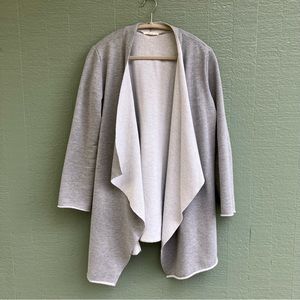 Le Lis gray sweater jacket, sz XL